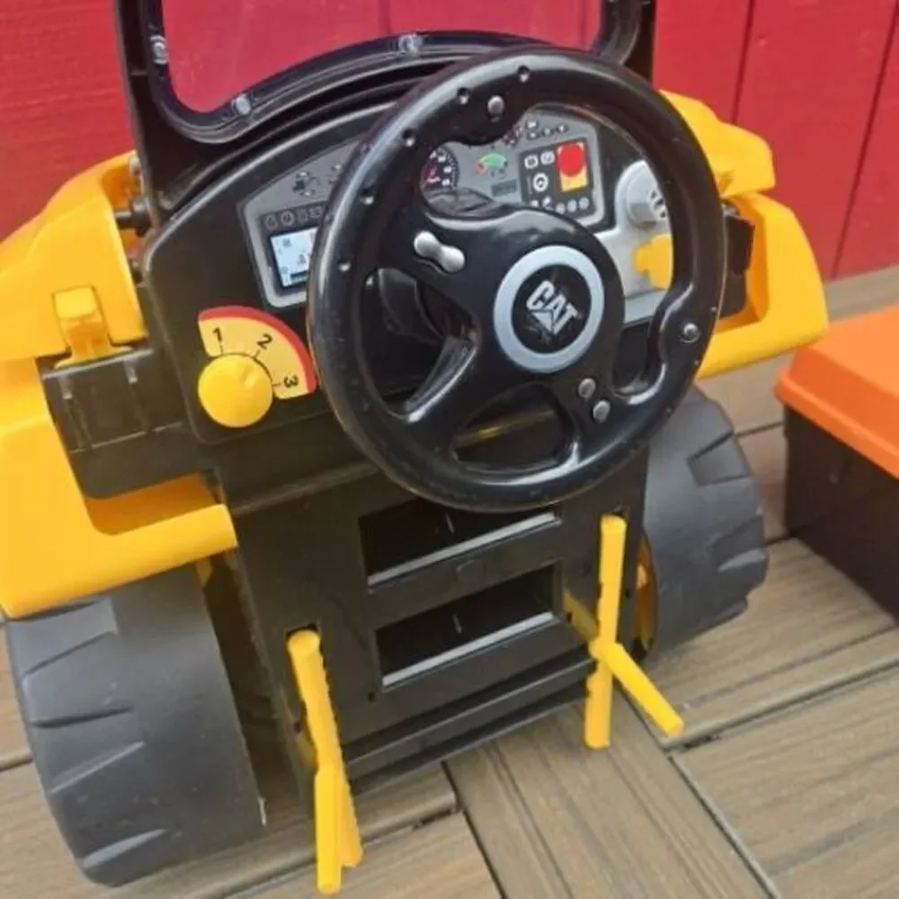 CAT truck toy engine klein And Home Depot talking tool box. Mechanic Toys